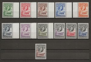 BECHUANALAND 1955/58 SG 143/53 MNH Cat £100