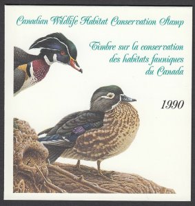 Canada, (Revenue, Wildlife) Unitrade FWH6, MNH booklet