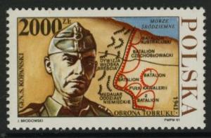 Poland 3058 MNH Map