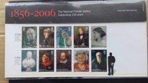 Great Britain 2006 The 150th Anniversary of The National Portrait Gallery Mint