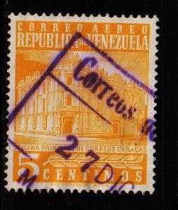 Venezuala - #C658 Post Office, Caracas - Used