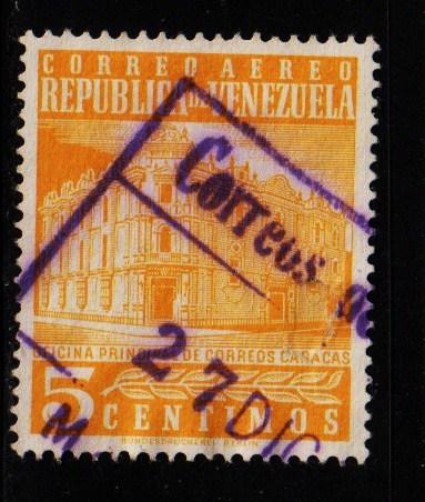 Venezuala - #C658 Post Office, Caracas - Used