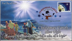 17-328, 2017, Christmas Carols, Silent Night, DCP, FDC, New York NY