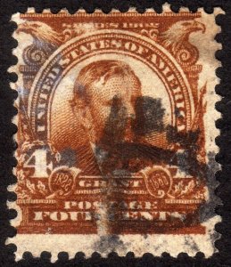 1903, US 4c, Grant, Used, Sc 303