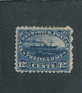 NEW BRUNSWICK 1860-63 12½c INDIGO MM SG 18 CAT £70