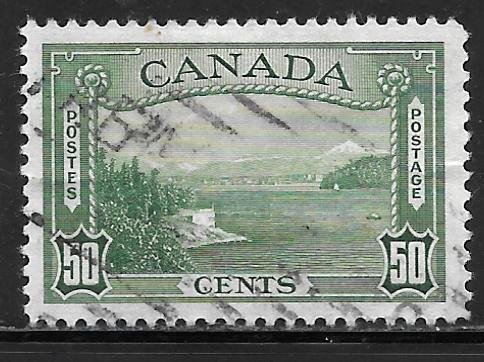 Canada 244: 50c Vancouver Harbor, used, VF