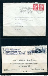 France  1952/1959 2 Covers to USA 12318