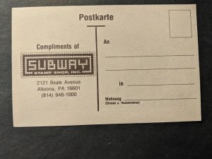 ZEPPELIN Airship HINDENBURG Postal History Cover Modern Unused Postcard 