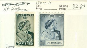 ST HELENA #130-1, Mint Hinged, Scott $32.80