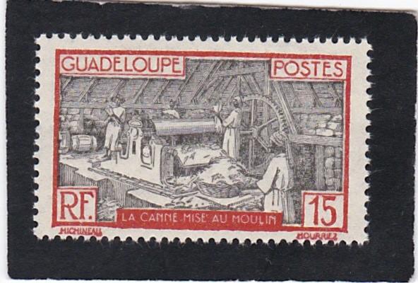 Guadeloupe,  #  102   unused