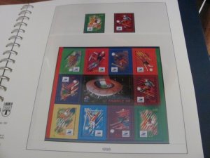 FRANCE MNH 1994-2000 LINDNER ALBUM COMPLETE W/SS &  BOOKLETS (95)