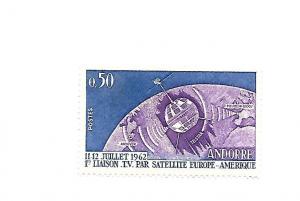 French Andorra 1962 - M - Scott #154 *