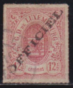 Luxembourg 1875 SC O4 USED