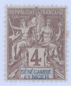 Senegambia & Niger, Scott #3, MH