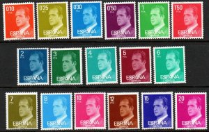 Spain Sc #1969-1986 MNH