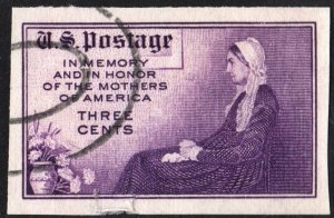 SC#754 3¢ Mothers Day Issue Single (1934) Used