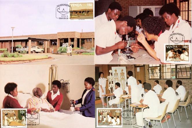 Venda - 1988 Nurse's Training College Maxi Card Set SG 175-178