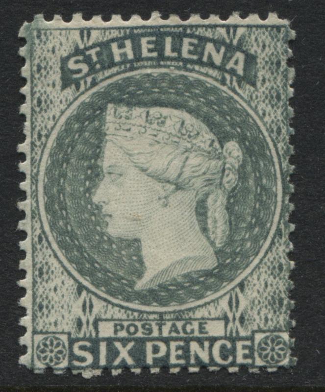 St. Helena 1889 6d gray perf 14 mint o.g.