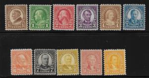 UNITED STATES SC# 632-42  F/MNH