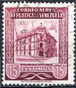 Venezuela 1955; Sc. # C599; Used Single Stamp