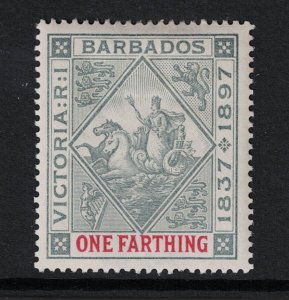 Barbados SC# 81 Mint Hinged / Hinge Rem - S18140