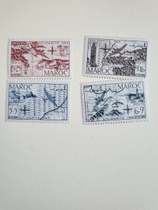 Stamps French Morocco Scott #CB36-9 h
