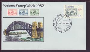 Australia Stamp Week 1982 U/A FDC BIN 12637