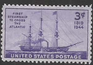 # 923 MINT NEVER HINGED ( MNH ) STEAMSHIP XF+