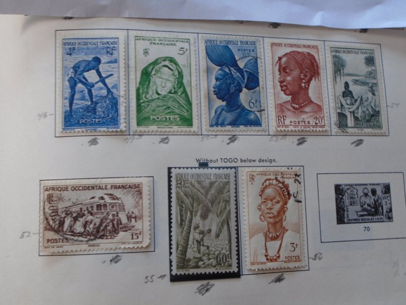 French West Africa # 36-42/45/48-56  MNH/ used