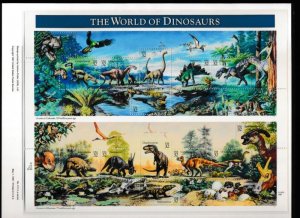 USPS 1997 COMMEMORATIVE PANEL 32c #3136 DINOSAURS