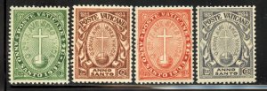 Vatican # B1-4, Mint Hinge