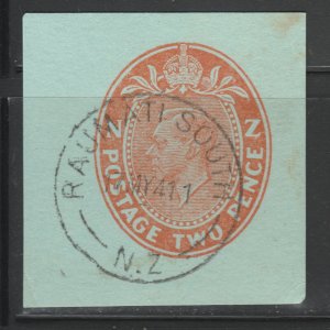 NEW ZEALAND Postal Stationery Cut Out A17P24F22043-