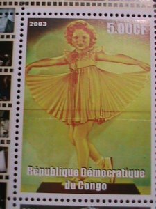 CONGO -2003- HISTORY OF FAMOUS CINEMAS MNH SHEET- VF WE SHIP TO WORLDWIDE