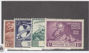 PITCAIRN ISLANDS VF-MLH UNIVERSAL POSTAL UNION