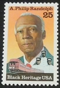 1989 25c A. Philip Randolph Scott 2402 Mint NH