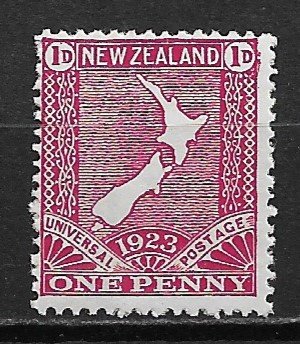 1923 New Zealand 175 Restoration of Penny Postage MNH