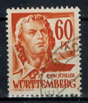 Germany - French Occupation - Wurttemberg - Scott 8N10