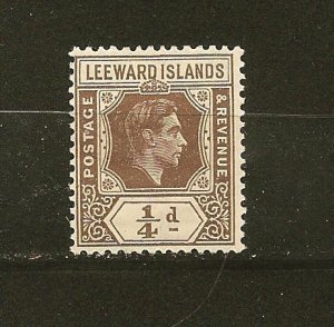 Leeward Islands SC#103 King George VI Mint Hinged