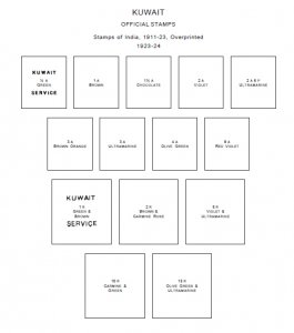 PRINTED KUWAIT 1923-2010 STAMP ALBUM PAGES (189 pages)