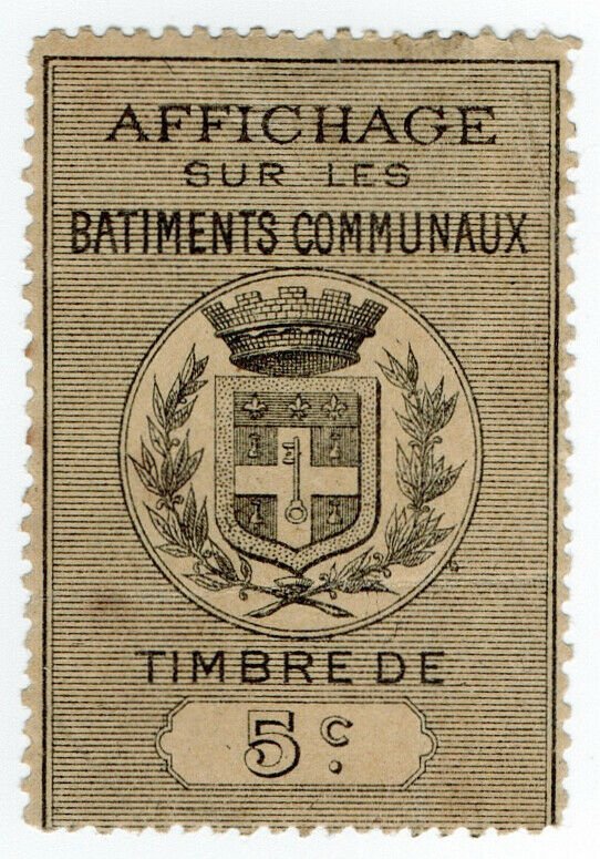 (I.B) France Revenue : Affichage 5c (Municipal Poster Tax)