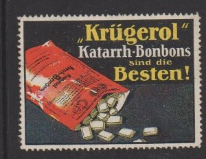 Germany - Kügerol Brand Lozenges  Advertising Stamp - NG