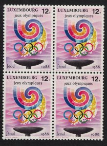 Luxembourg Olympic Games Seoul Block of 4 1988 MNH SC#797 SG#1233