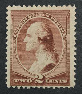 MOMEN: US #210 MINT OG **NH** POST OFFICE FRESH #31674