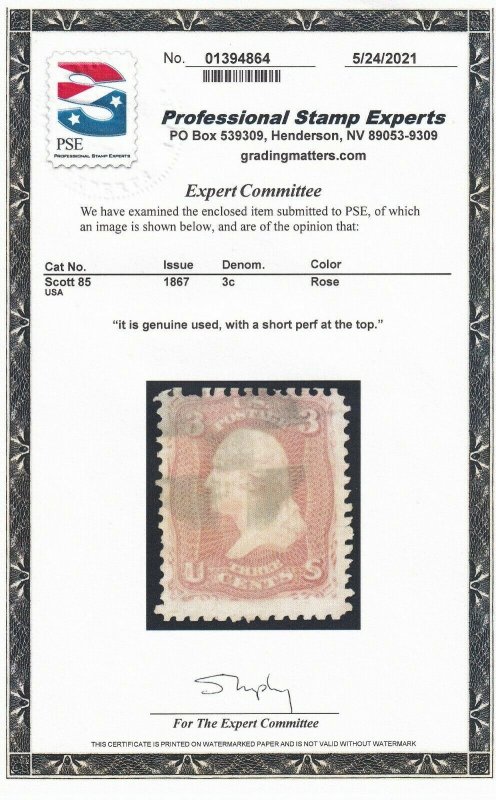 85 used PSE cert D grill neat cancel nice color cv $ 1200 ! see pic !