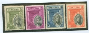 Zanzibar #214-217 Unused Single (Complete Set)