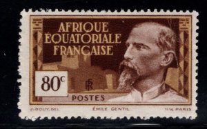 French Equatorial Africa Scott 54 MH*