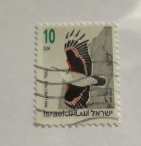 Israel 1992  Scott  1133  used - 10a,  Wallcreeper, bird