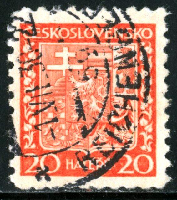 CZECHOSLOVAKIA - #154 - USED - 1929 - CZECH052AFF1