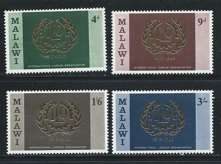 Malawi 110-3 1969 50th ILO set MNH