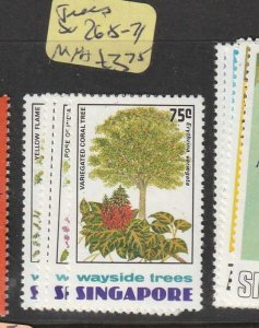 Singapore Trees SC 268-71 MNH (5ezk) 